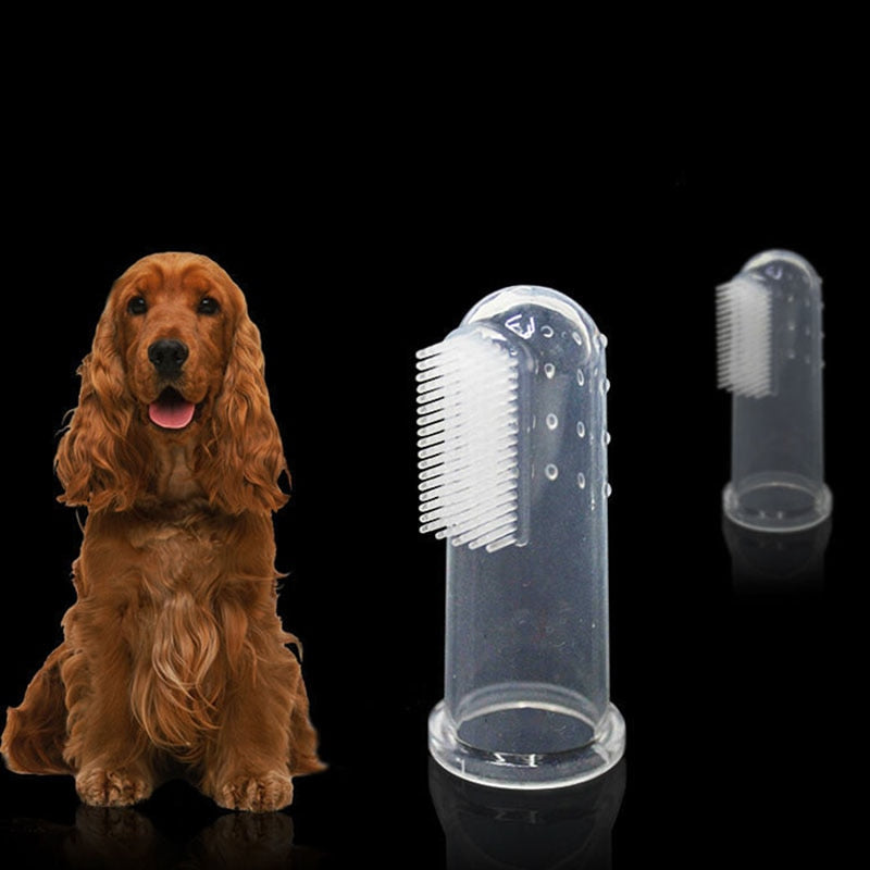 Spazzolino da denti Pet Dito in Silicone Culle Gatti Cani Spazzolatura accessori per cani Denti per animali domestici Prodotti per la pulizia orale
