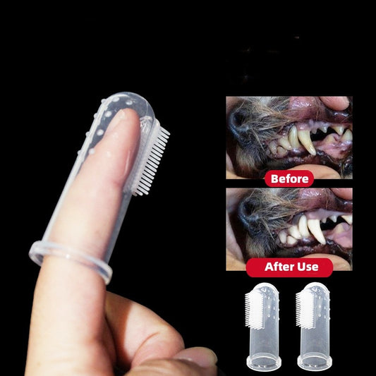 Spazzolino da denti Pet Dito in Silicone Culle Gatti Cani Spazzolatura accessori per cani Denti per animali domestici Prodotti per la pulizia orale